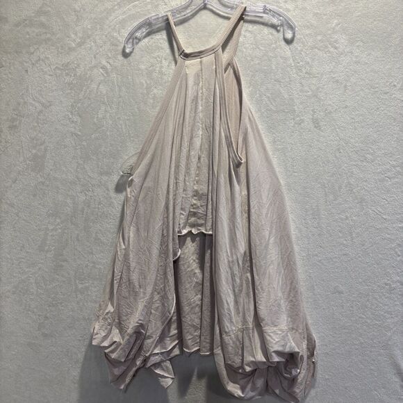 Free People FP Beach Halter Top Skater Skirt All In One Dress Boho Pink Medium - Picture 6 of 16